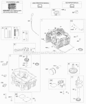 Part Location Diagram of 842537 Briggs and Stratton Screw-Oil Pump Cover